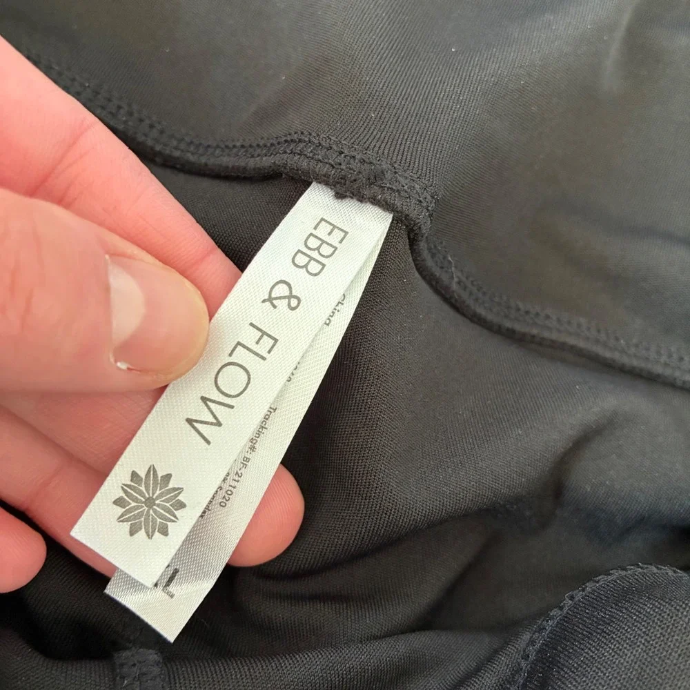 New EBB & FLOW Black Skort Built in Bike‎ Short Athletic Tennis Golf Sporty XL